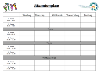 Stundenplan 